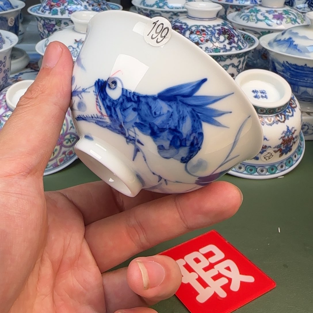 彦祖纯手工手绘茶具199