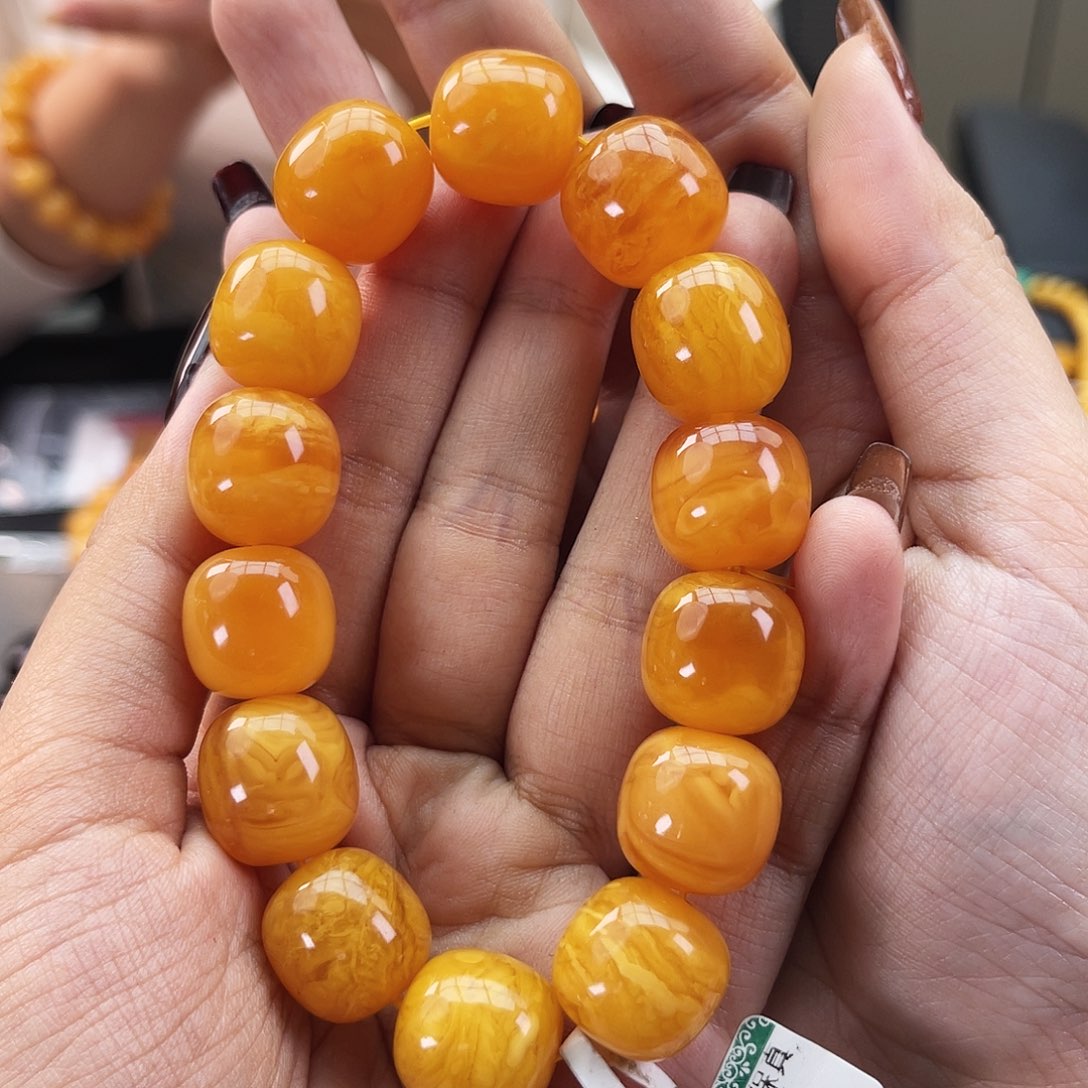 琥珀手链未镶嵌手串15m