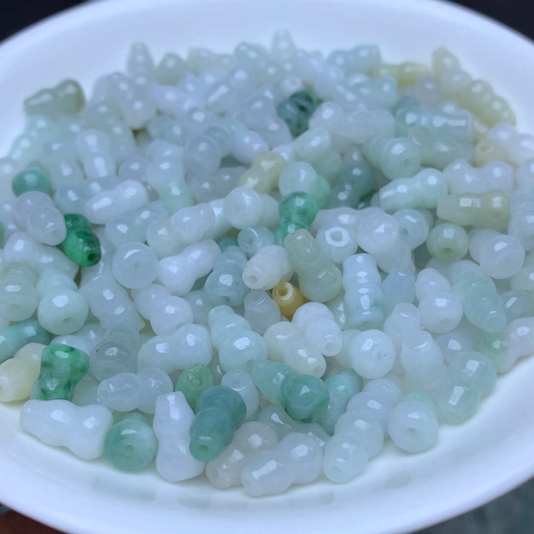 【闪购商品】翡翠手链未镶嵌卡6乘10冰葫芦50个