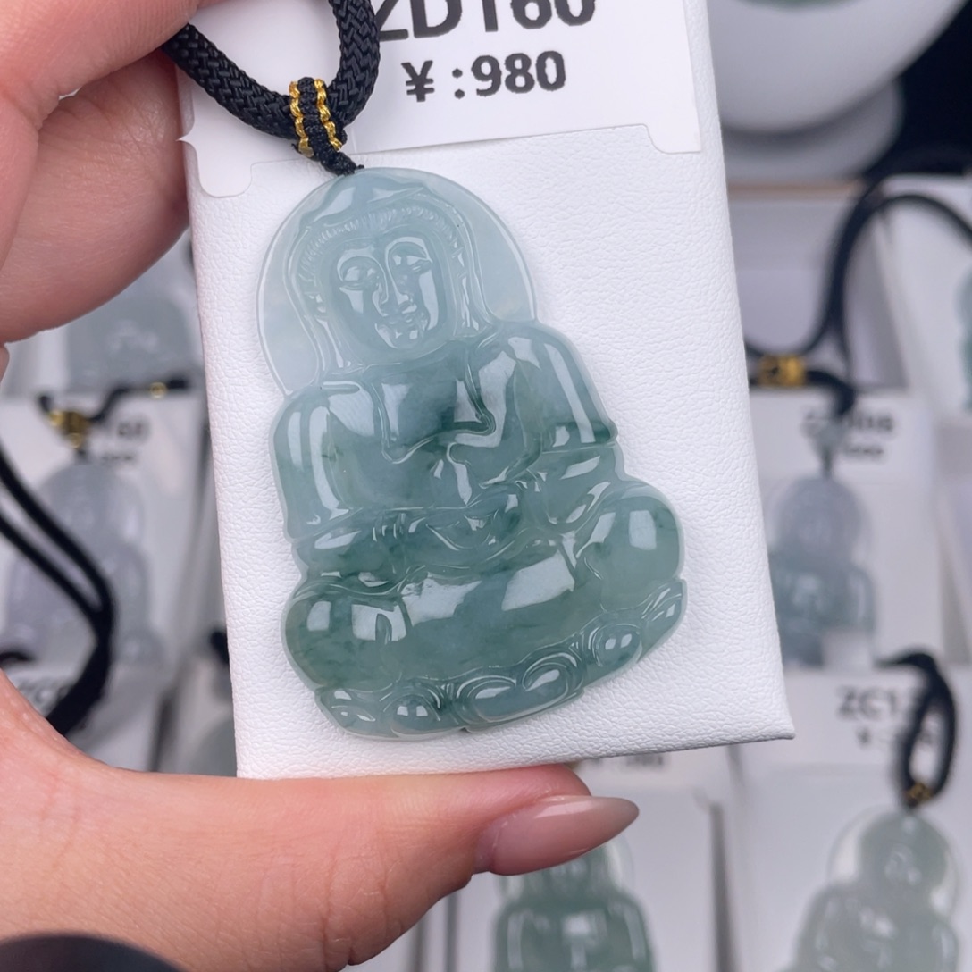 翡翠未镶嵌颈饰zd160