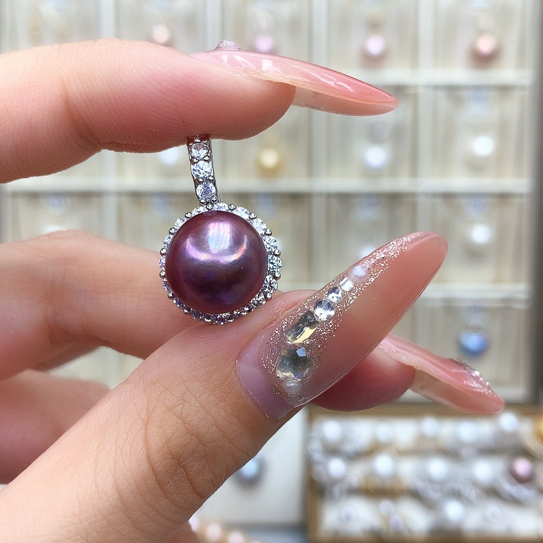 淡水珍珠合金吊坠(赠链)