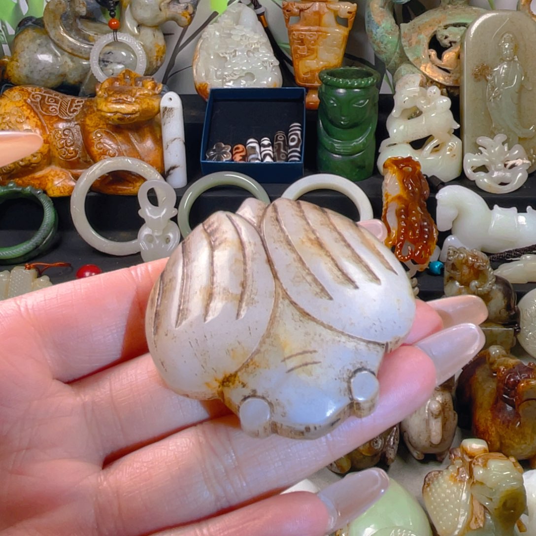 和田玉挂件未镶嵌9