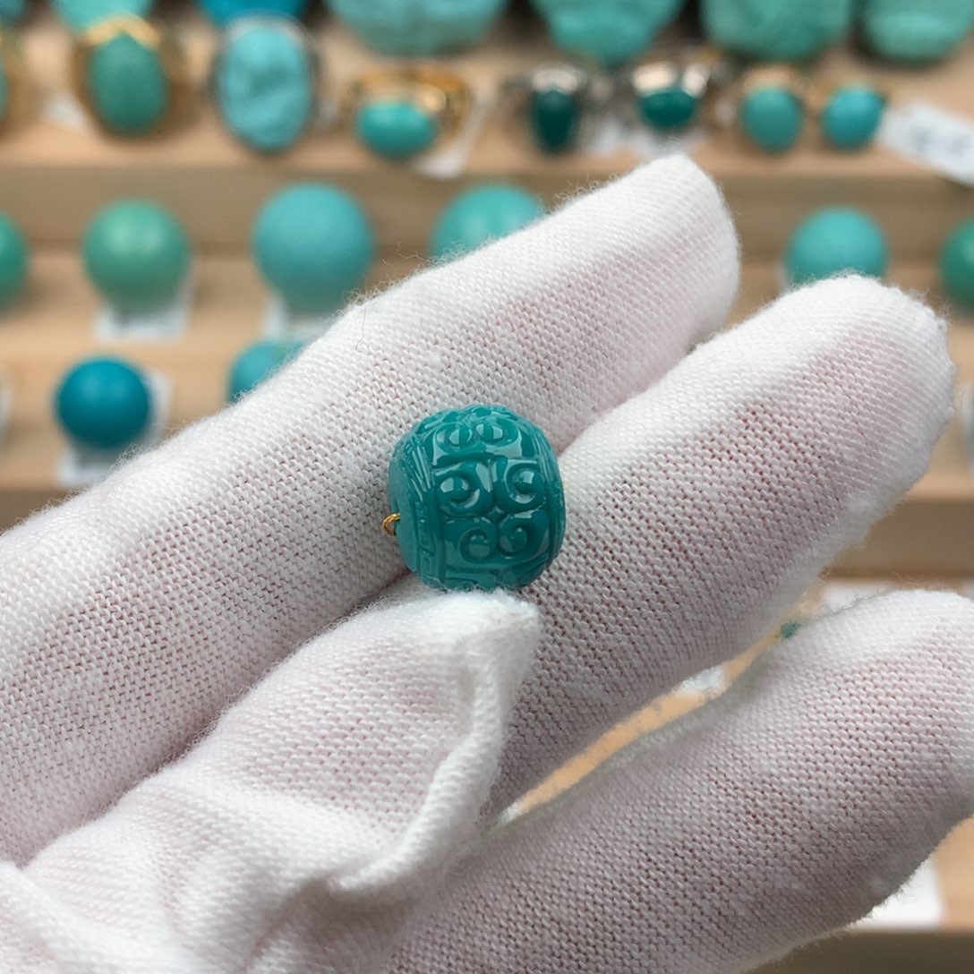 绿松石配饰未镶嵌12.5-10.6