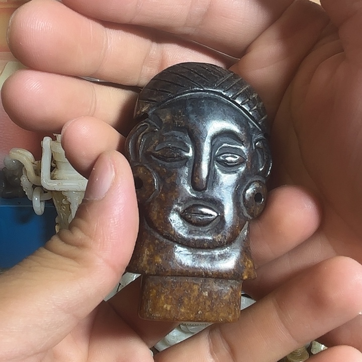 未镶嵌和田玉（青玉）挂件