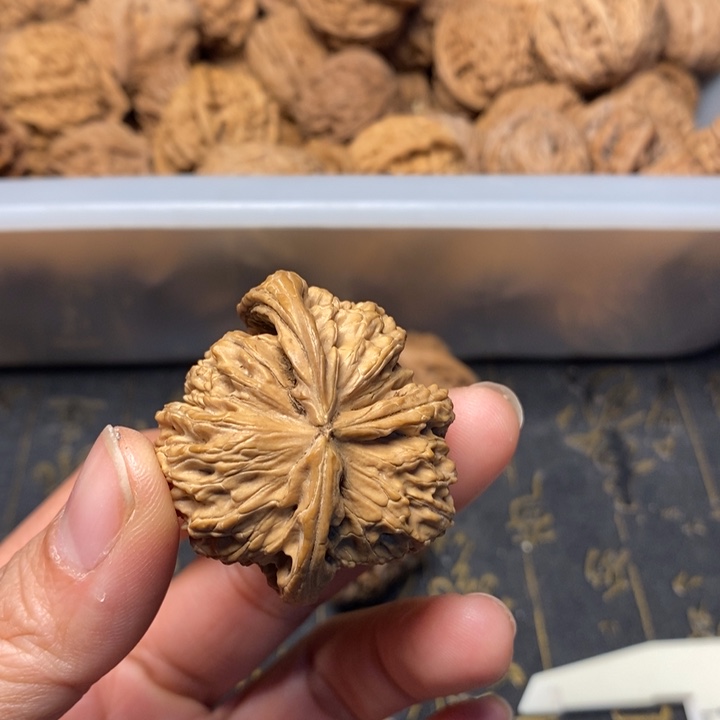 蛤***人吊坠文玩核桃文玩核桃异形单只