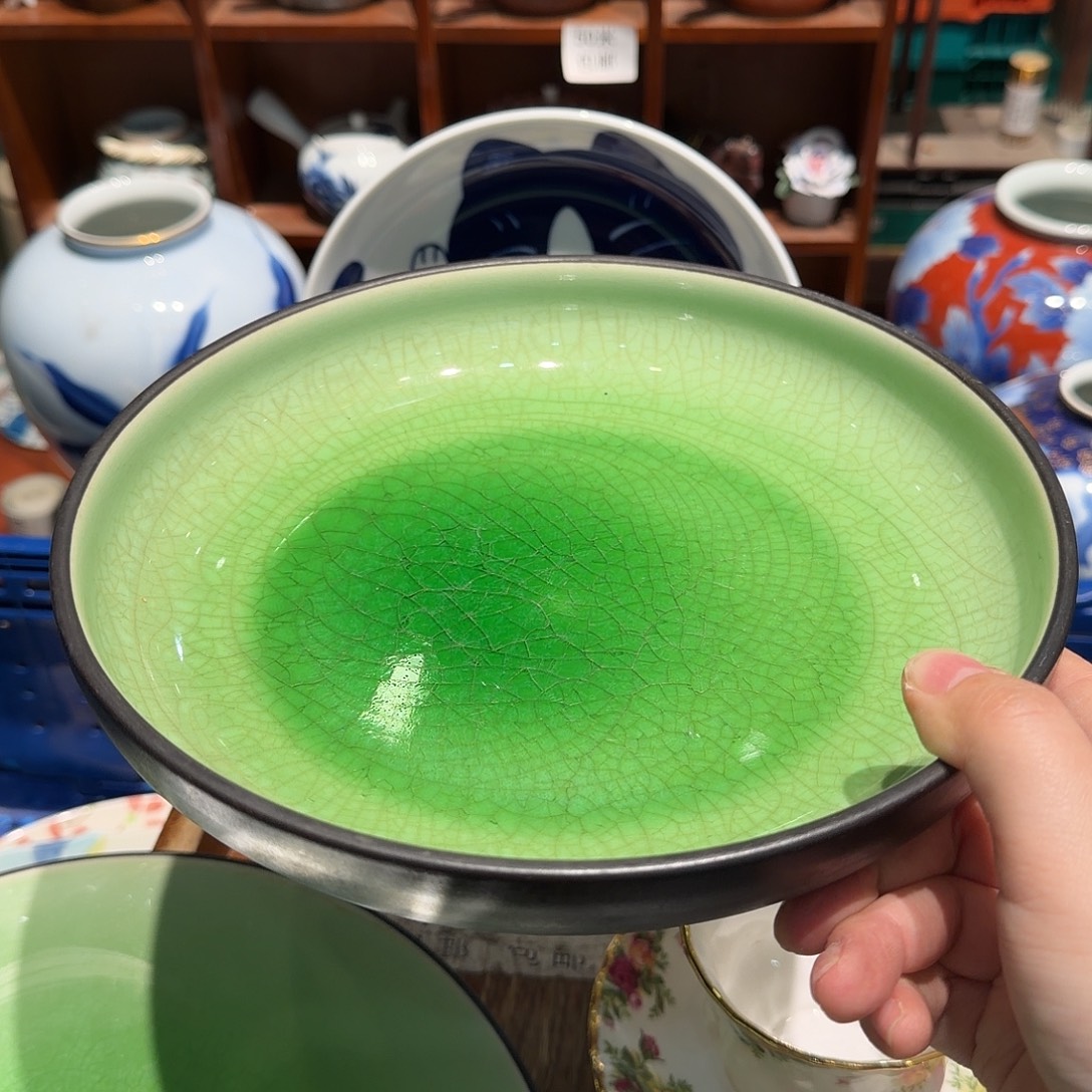 瓷片沁色五十包邮 非全新