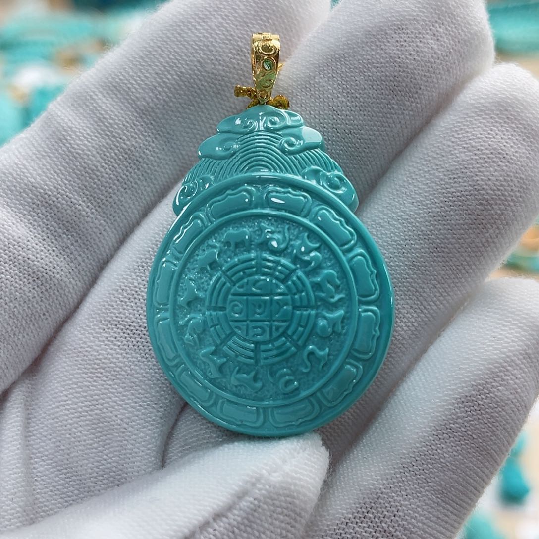 绿松石珠宝奇石未镶嵌