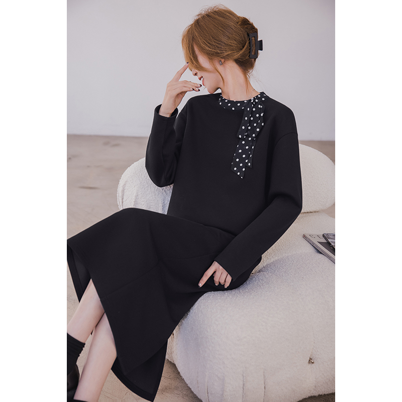 小谷粒时尚套装女小个子2025秋冬新款气质高级卫衣半裙加厚两件套