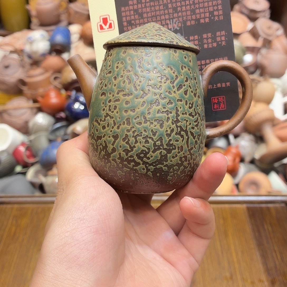 柴烧老岩泥茶器皿