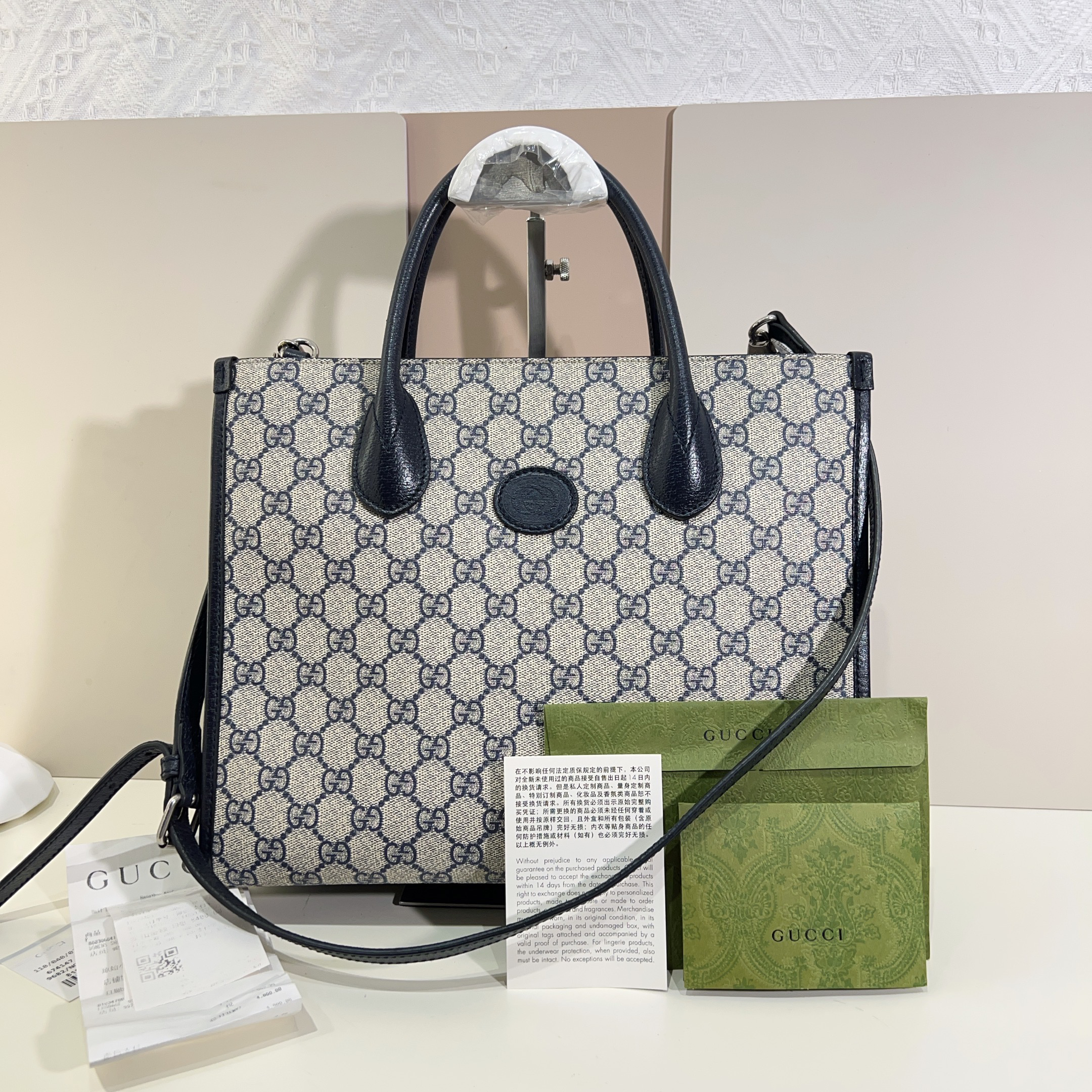 95新 GUCCI/古驰 gucci古驰新款带票托特包a8230