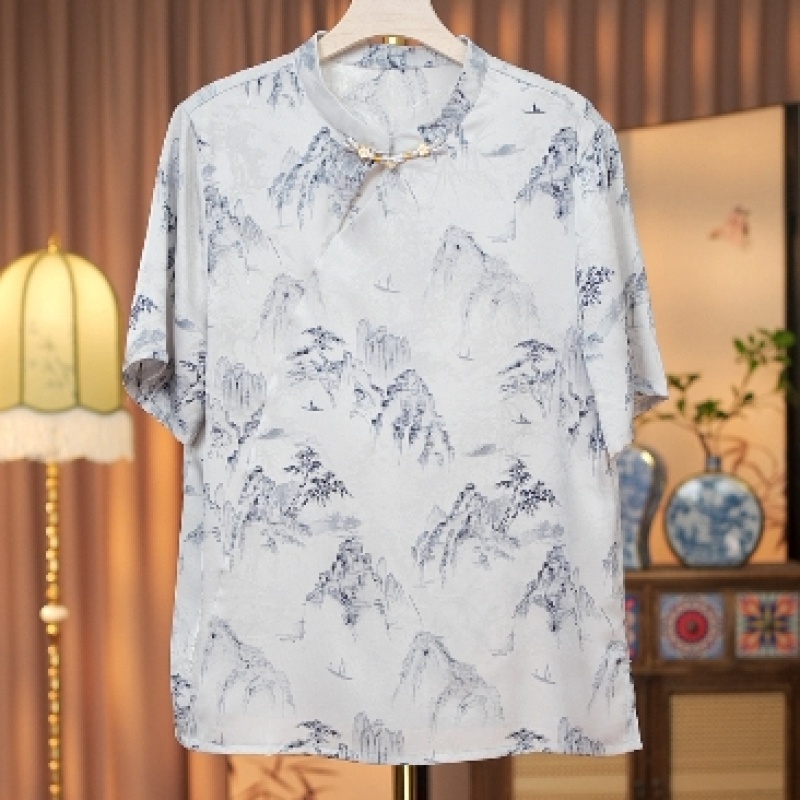 【瑞麟霓裳】新款中式优雅时尚打底衬衫