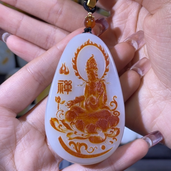 和田玉挂件未镶嵌王*清