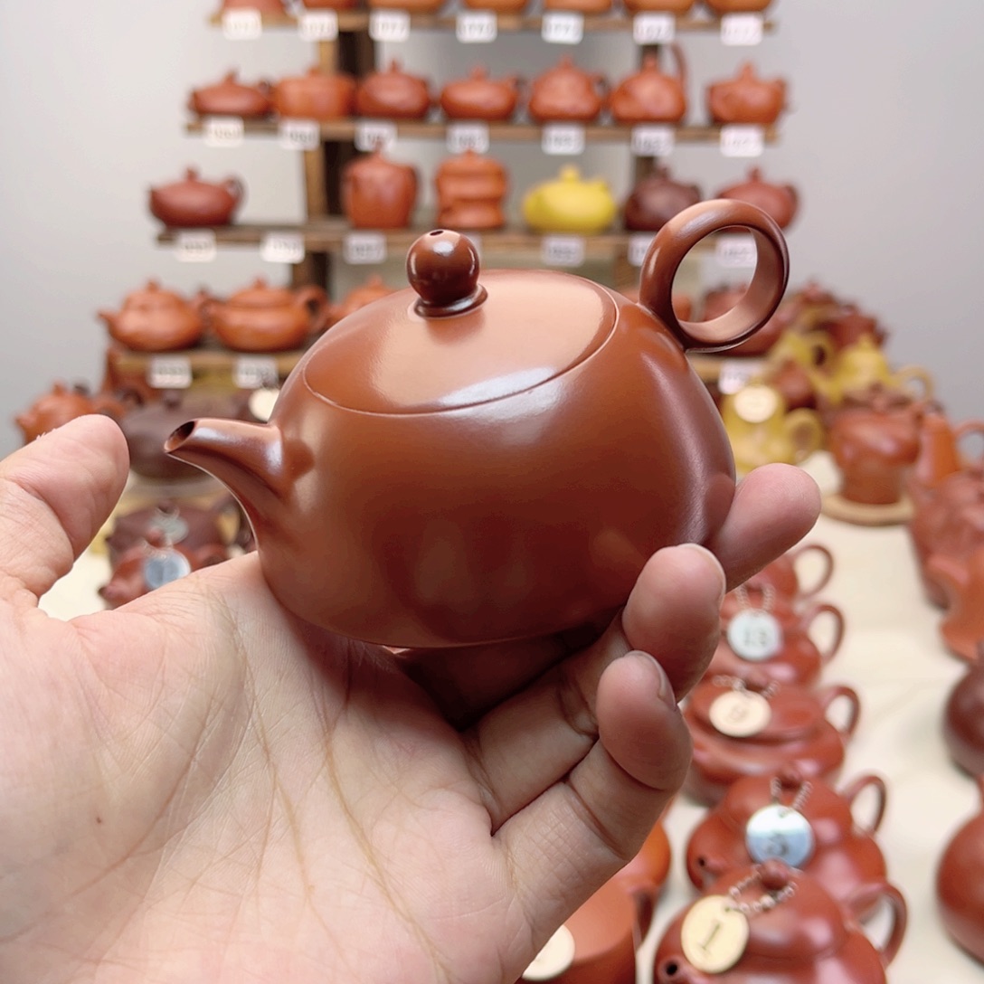 E***.茶壶紫砂海标半月壶