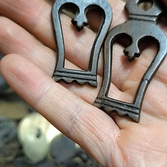 木***3拉手一对，包浆自然