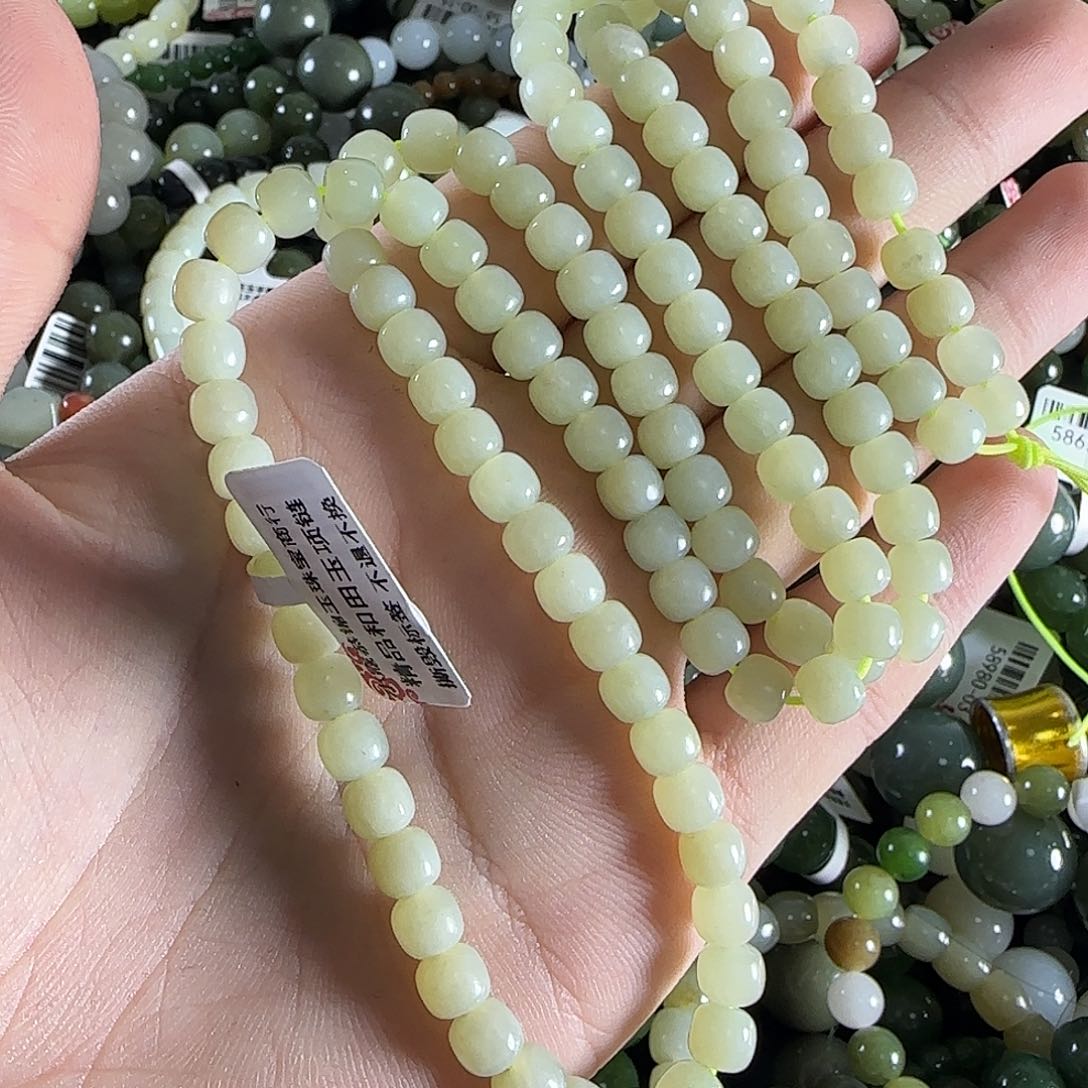 和田玉手链未镶嵌117