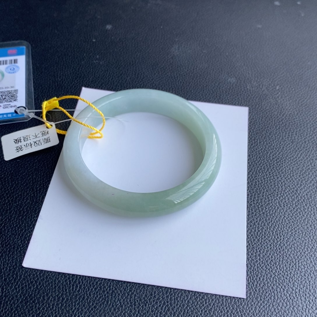 翡翠未镶嵌手镯2号55.7正圈