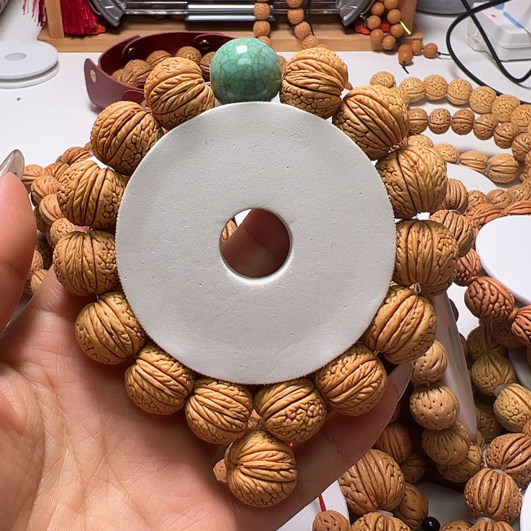 吊坠桃核蚂蚁纹17