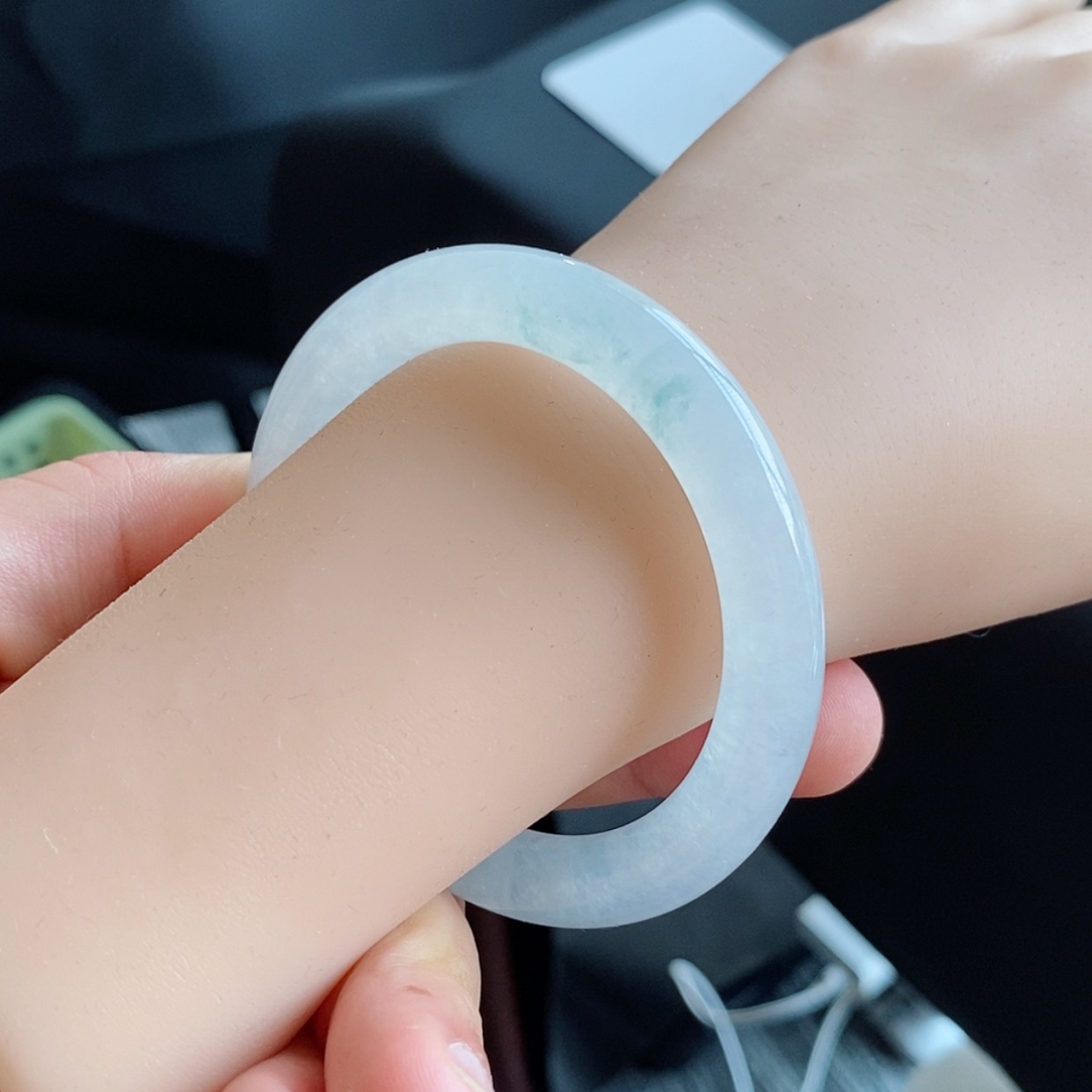 【闪购商品】翡翠手镯未镶嵌22号