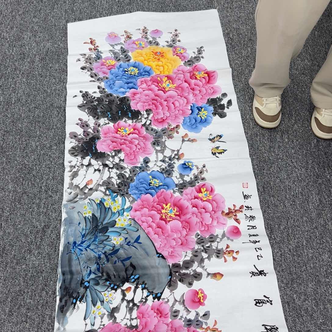 国画纯手绘字画宣纸