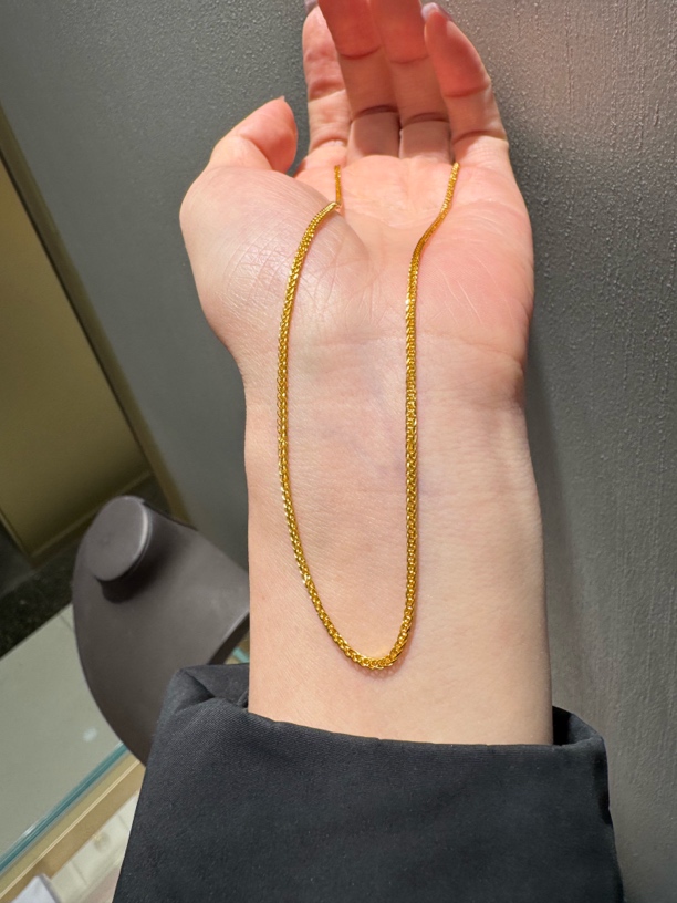 足金999项链肖邦链7.82克