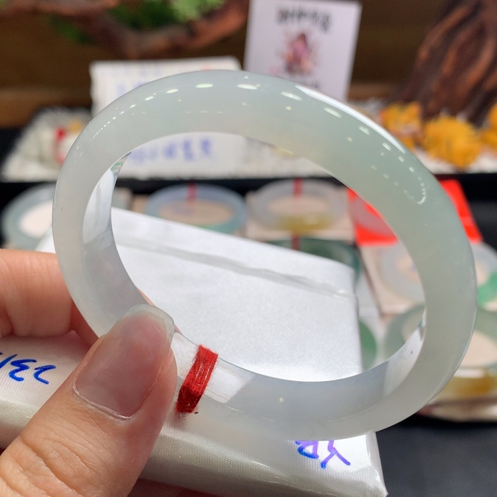 翡翠手镯未镶嵌53.9圈贵妃 强推5号