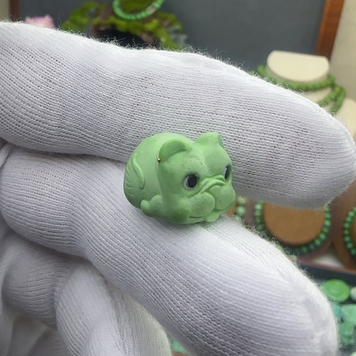 绿松石绿松石菜籽黄F未镶嵌