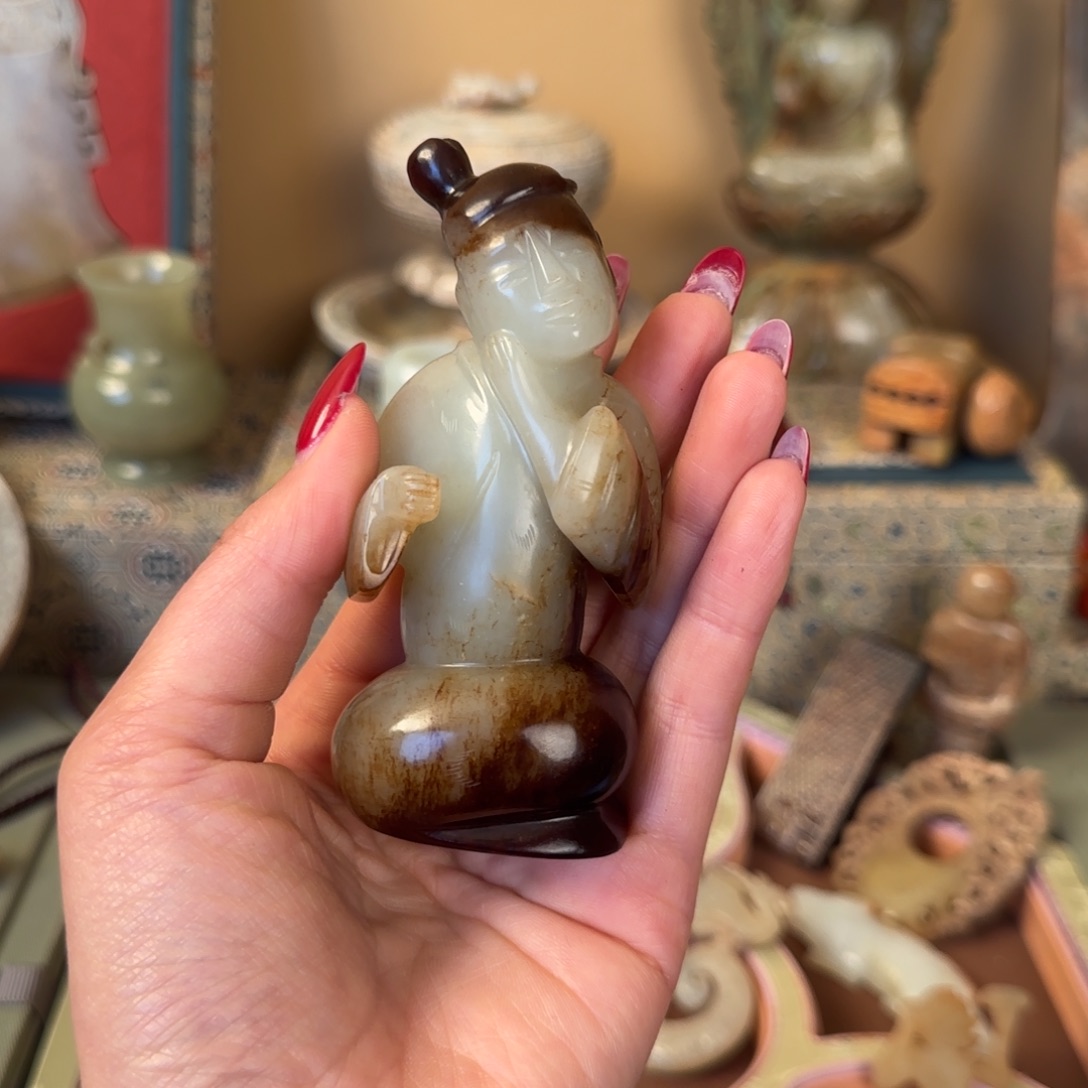 任***然和田玉未镶嵌摆件