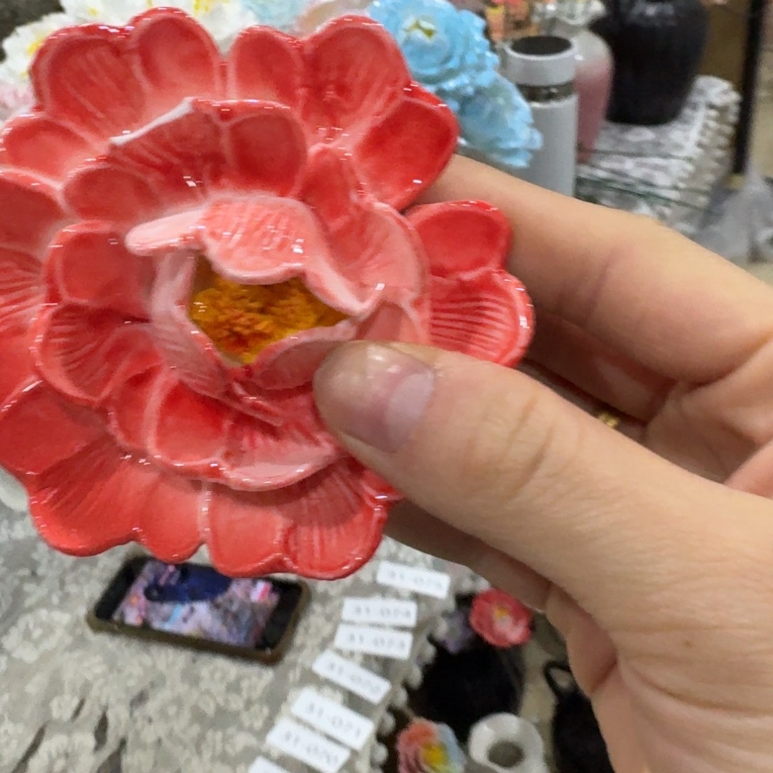 瑕疵3169 陶瓷花，28元发货，退款拉黑，