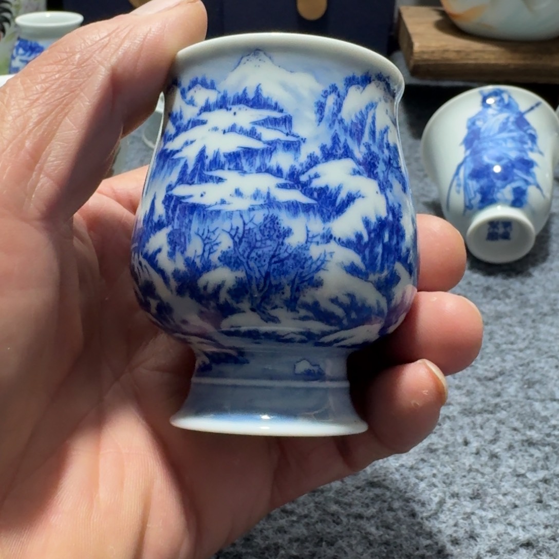 用***8现代景德镇陶瓷手绘茶具