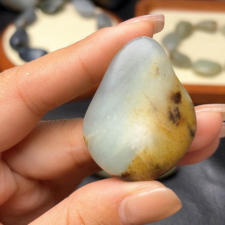 和田玉颈饰未镶嵌不***缘37