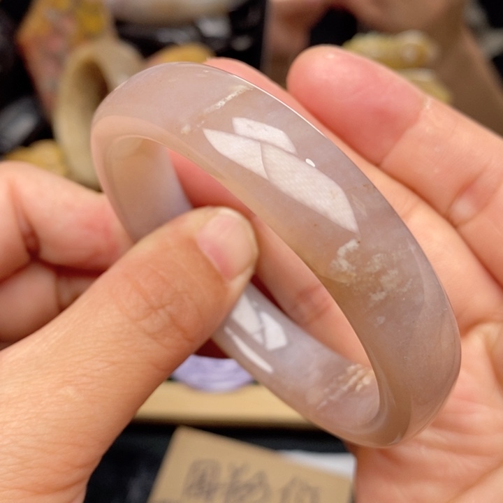 硅化珊瑚（珊瑚玉）手镯未镶嵌54.4