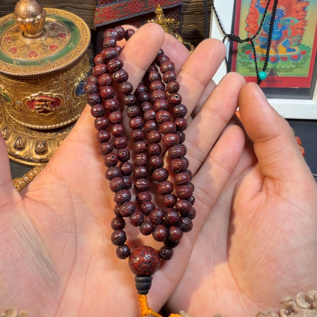 藏传精美的小九宫牌