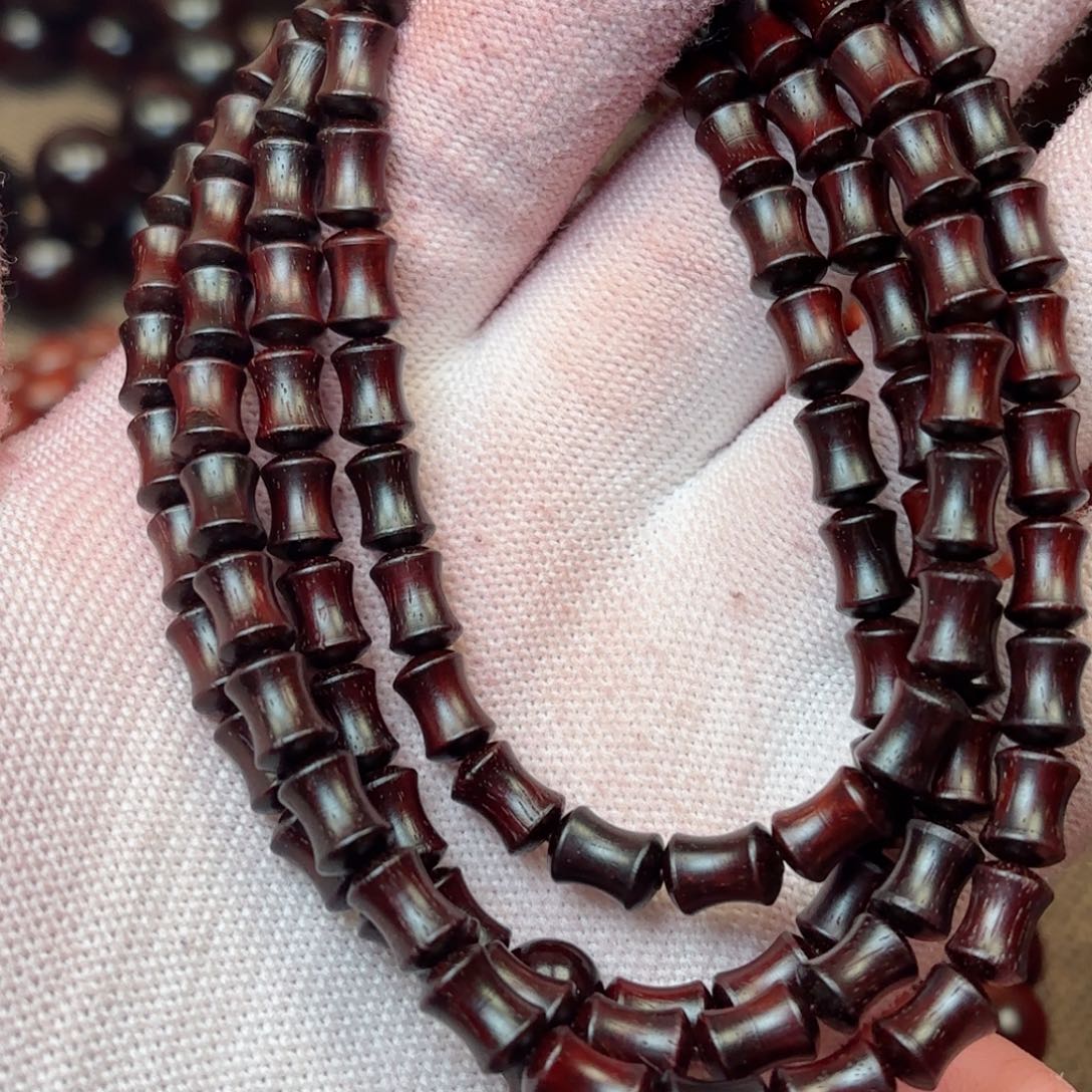 小叶紫檀手串/手链竹节