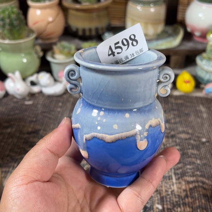 口5 手工花盆满30包邮