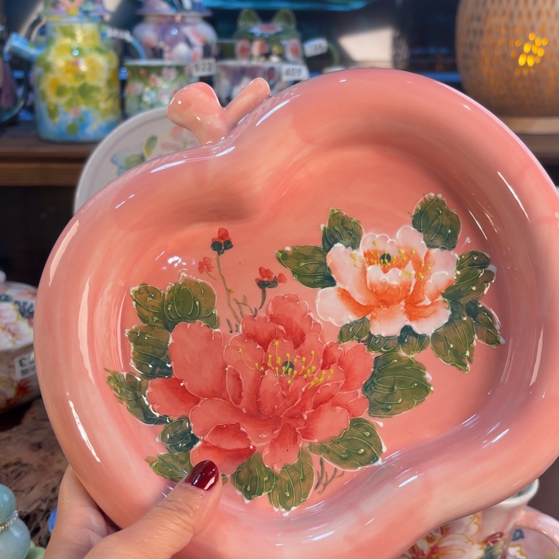 景德镇手绘高温釉下彩陶瓷茶具