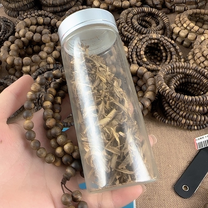 沉香沉香碎屑奇楠沉香沉浮虎斑07圆珠21g多圈多样性发一