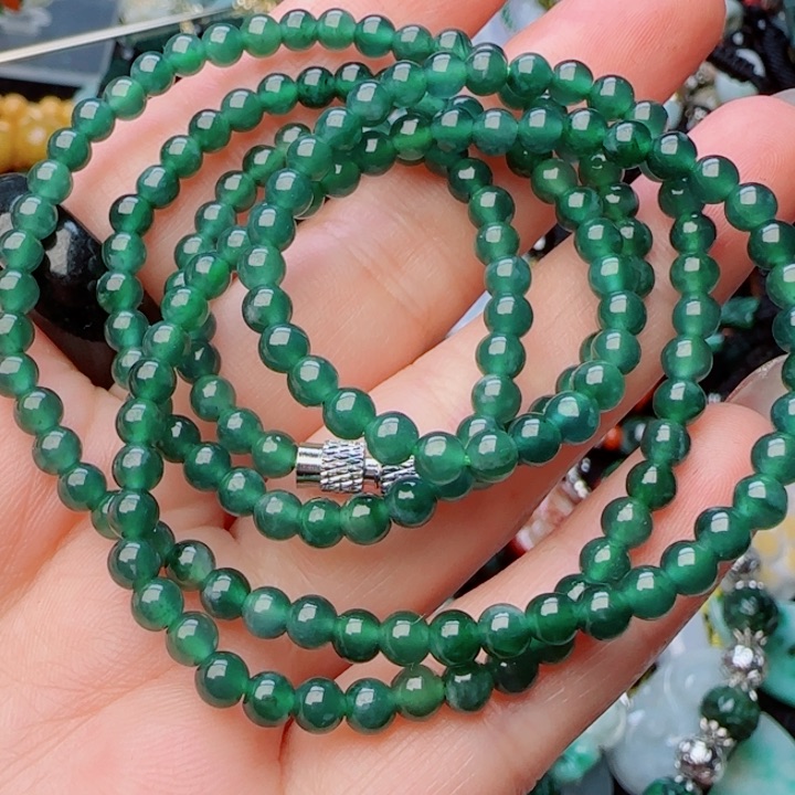 翡翠未镶嵌颈饰天然A货41