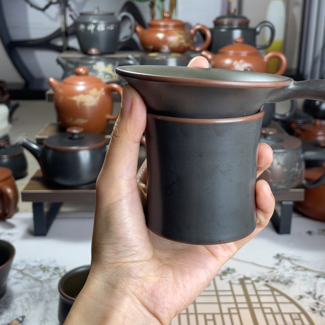 粤***桂坭兴陶一套茶漏套装