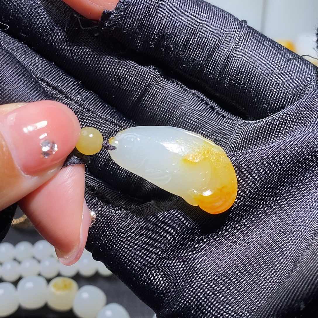 和田玉吊坠(不含链)未镶嵌