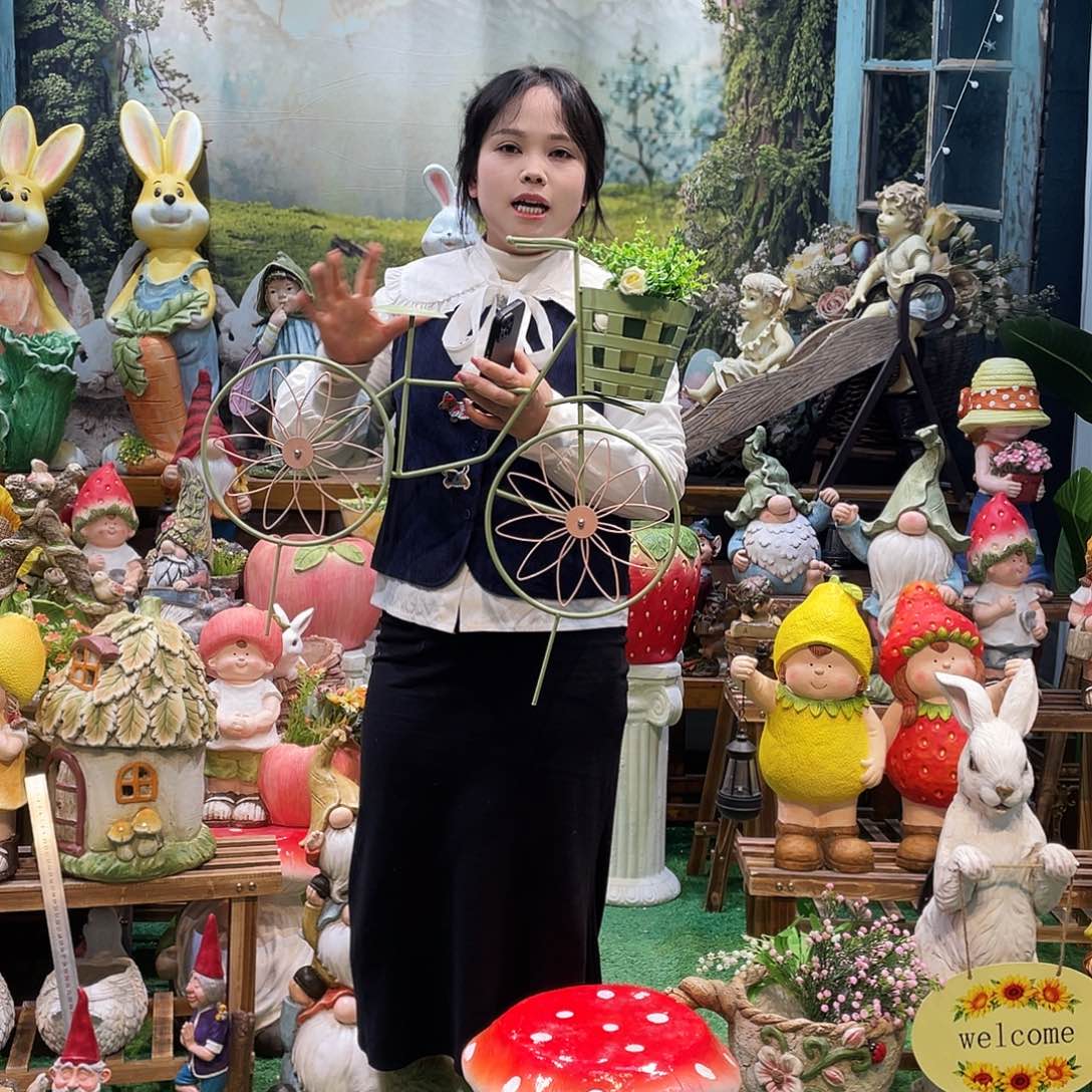 摆件花园摆件红红火火