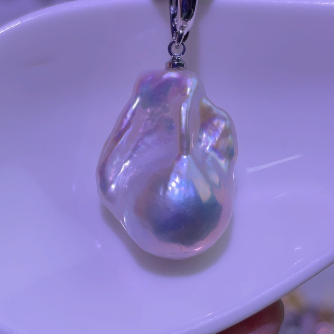 天然淡水珍珠吊坠未镶嵌淡水珍珠