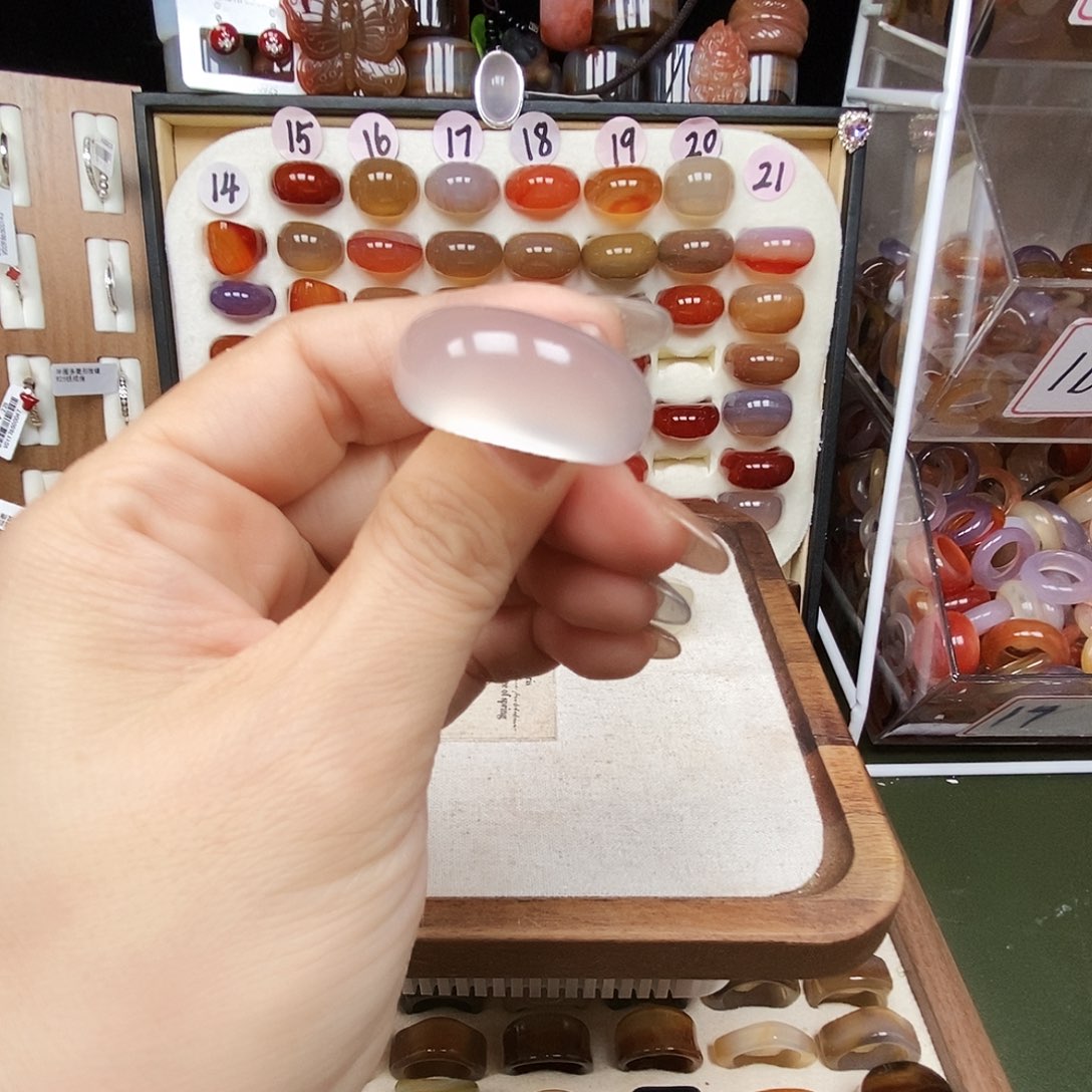 s***媛玛瑙/玉髓合金戒指