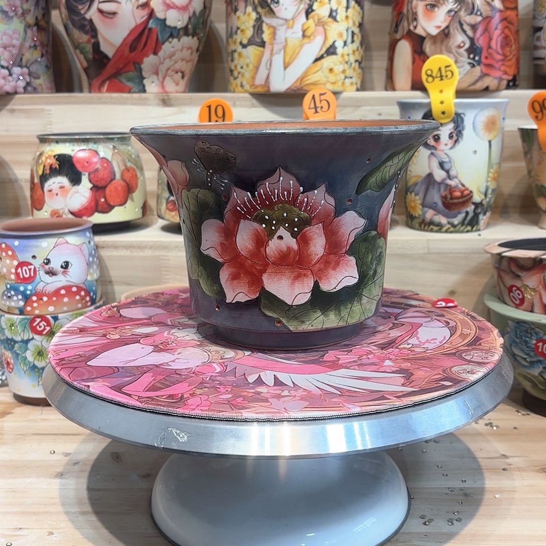 紫砂花盆手工花盆默认微瑕19/13