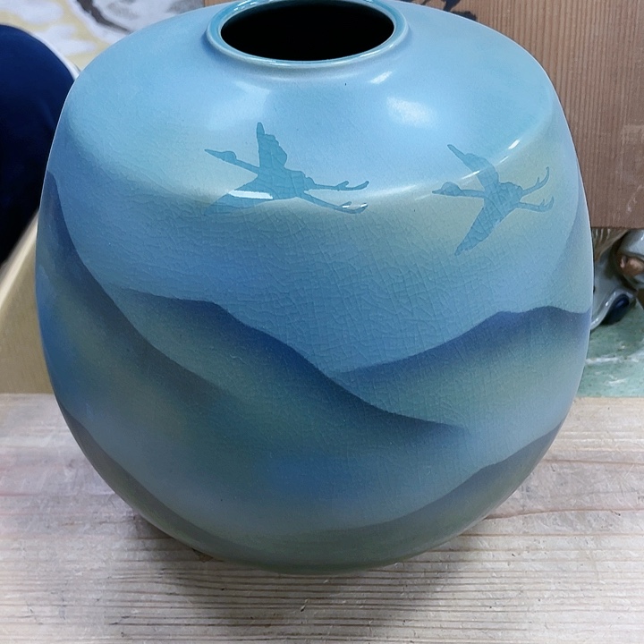 瓷片瓷制作工艺品摆件