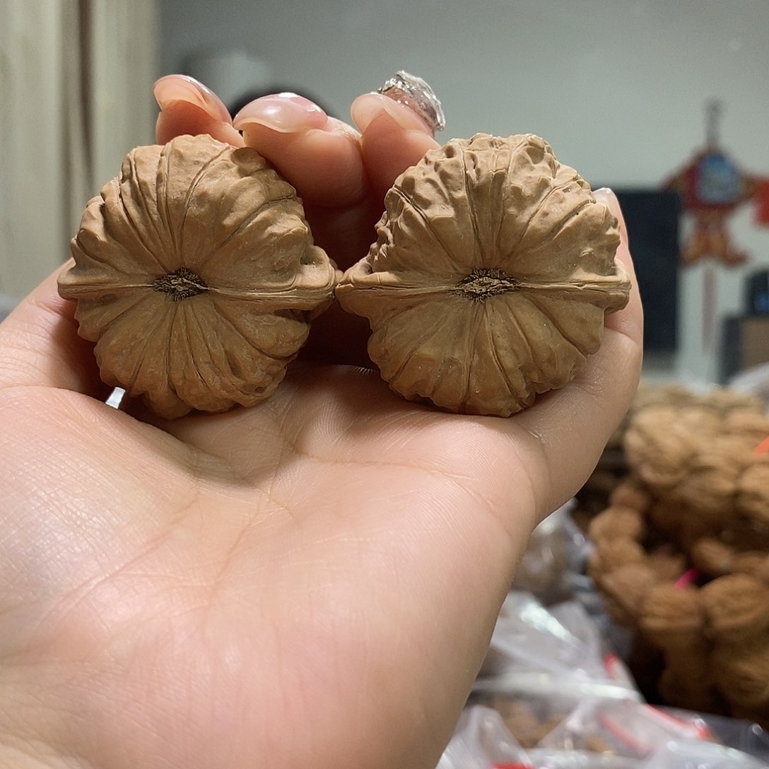 把件文玩核桃42南瓜墩