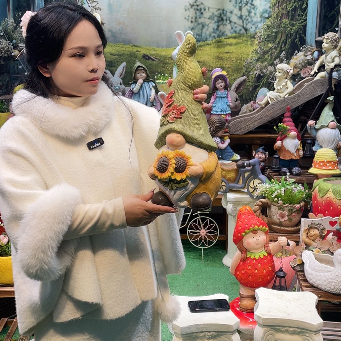 摆件花园摆件红红火火