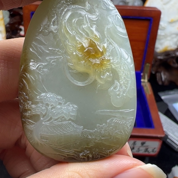 和田玉挂件未镶嵌大*大