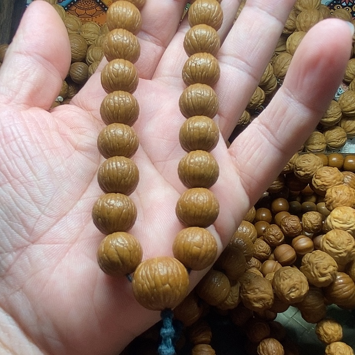 吊坠猴头核桃手持凤羽同尺手持