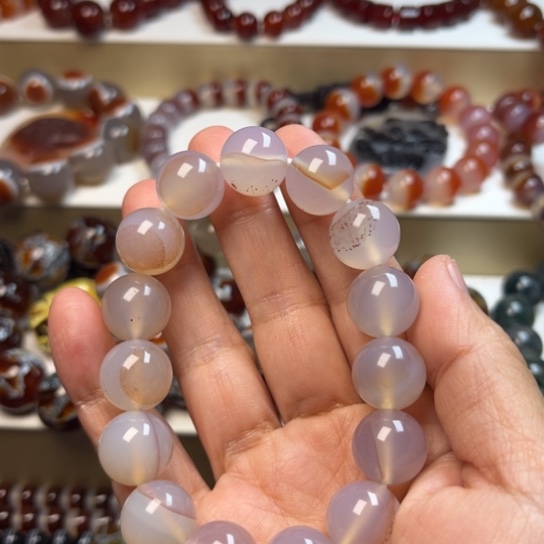 玛瑙/玉髓未镶嵌手链