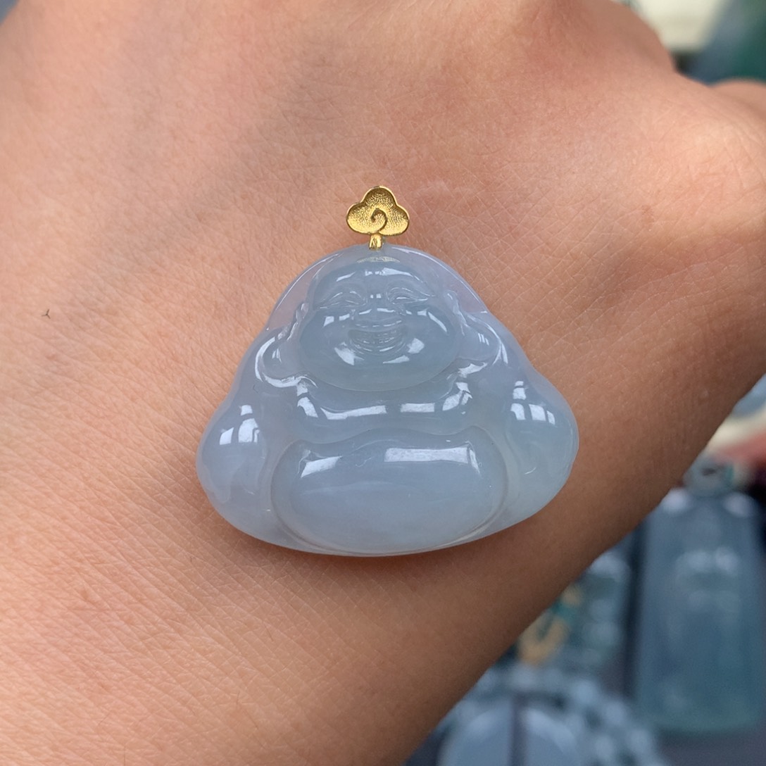 颈饰未镶嵌翡翠佛公